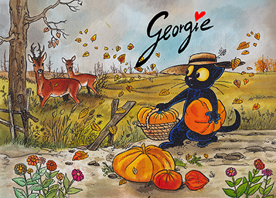 Georgie en automne