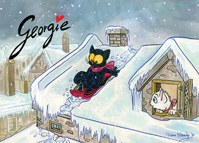 Luge sur le toit