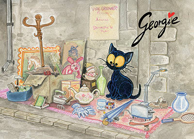Georgie à la brocante